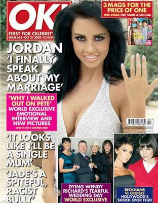 Katie Price aka Jordan says the OK Magazine cover where she declared her