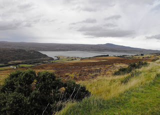 Looking down onto the village and Kyle of Tongue