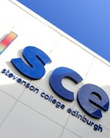 Stevenson College logo on Building