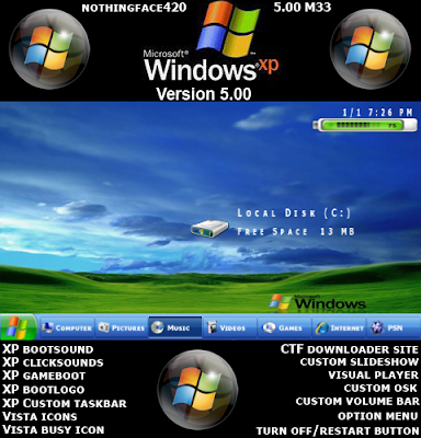 Windows Xp Version psp themes
