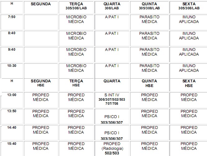 Agenda Semanal