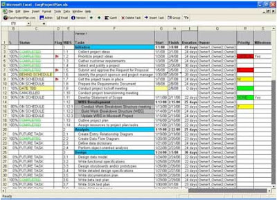 EasyProjectPlan (Excel