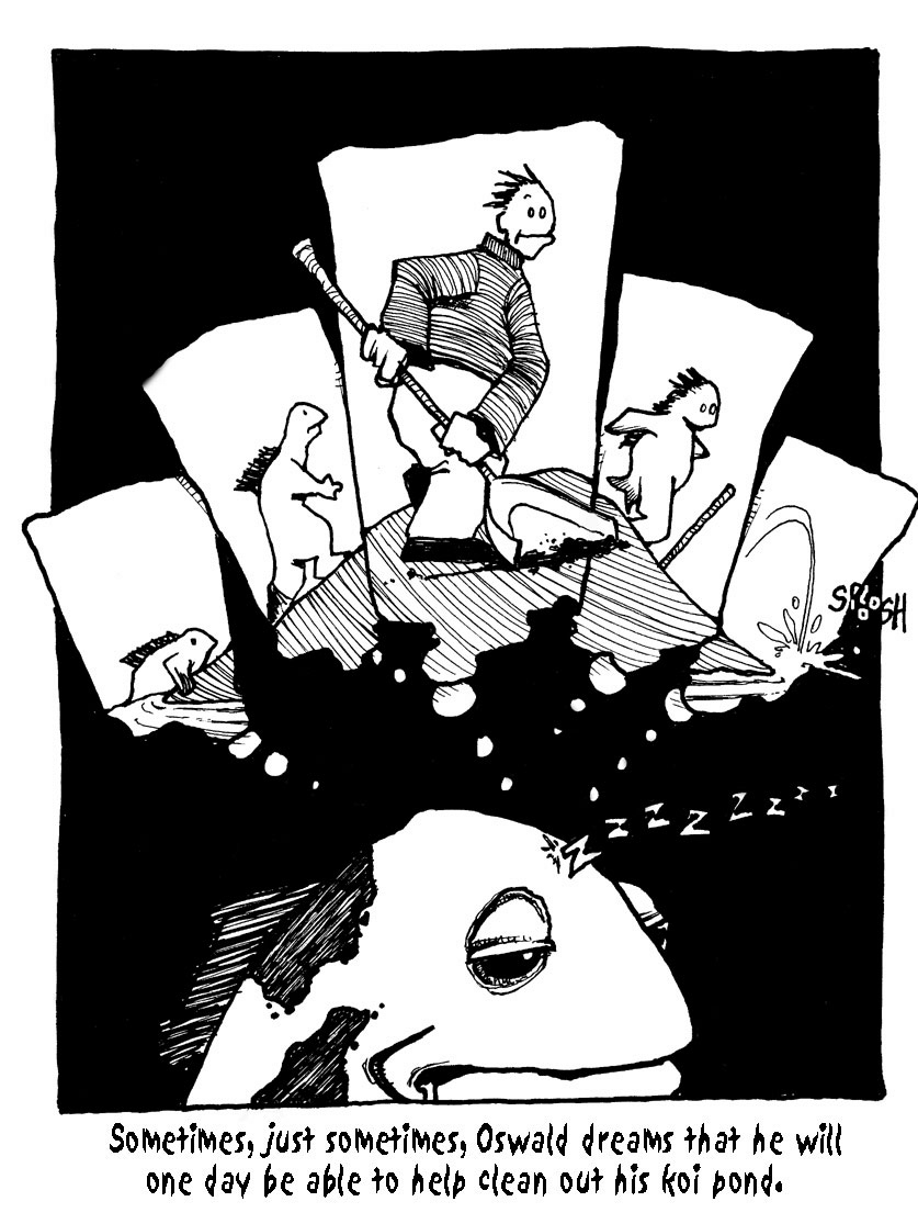 Cartoon Koi Pond
