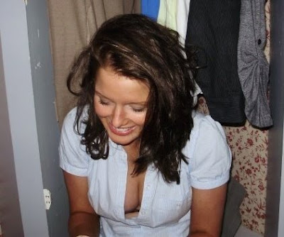 Helen Flanagan candid cleavage