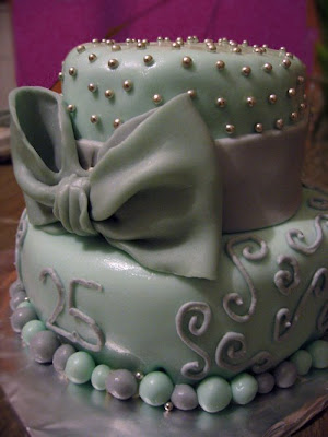 PiECE of CaKE DESiGNS: 25th Anniversary Cake