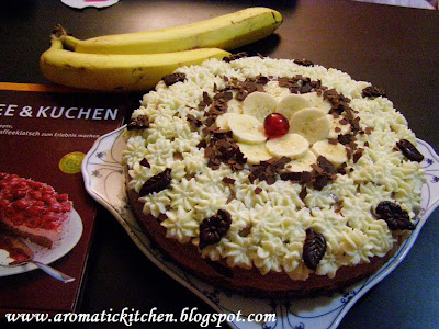Banana Cream Torte Recipe