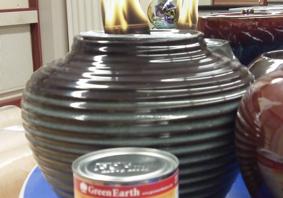 Aurora Decorating Centre Green Earth Fire Pots