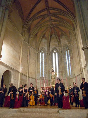 La OBS con Sigiswald Kuijken en la iglesia de Santa Marina de Sevilla, 15-06-08 (© Carlos Tarín)