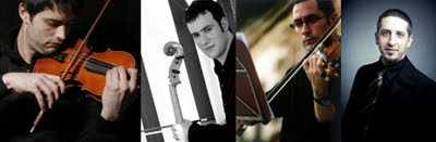 Le Petit Comité Ensemble (de izq. a der., Axel, Martín, Rodríguez Rossi y Casal)