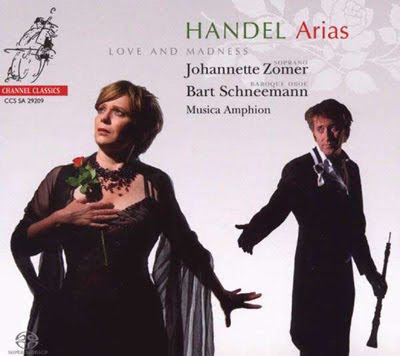 Arias de Haendel por Johanette Zomer en Channel Classics