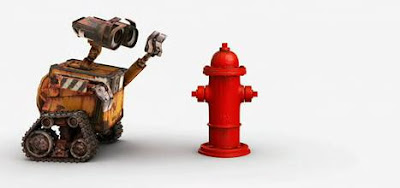 Wall-E vs Tricky Fire Hydrant