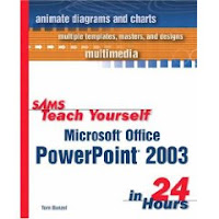 أفضل كتب PowerPoint Sams+Teach+Yourself+Microsoft+Office+PowerPoint+2003+in+24+Hours