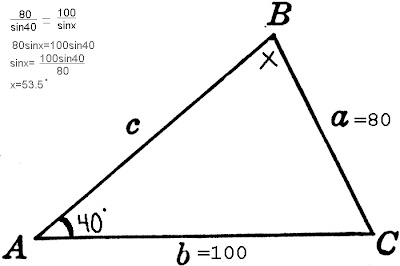 Rhomboid area navigation PreCalculus B 4th Hour Winter 11: Law of Sines