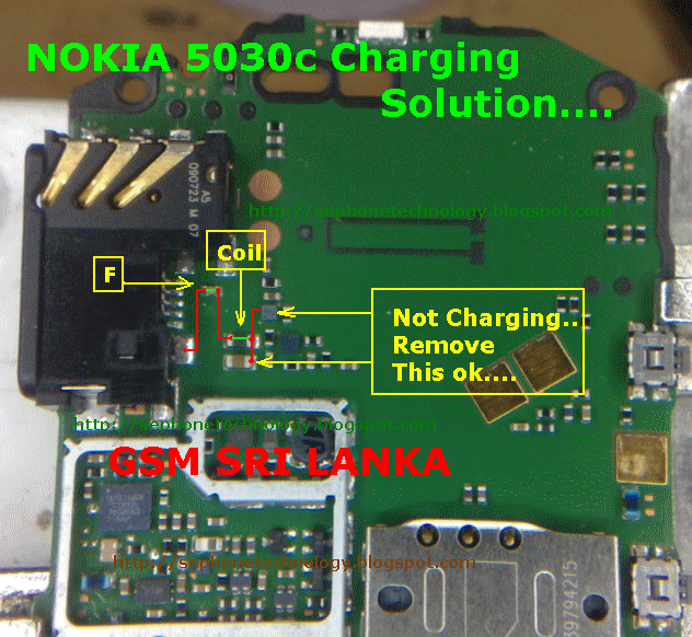 NOKIA 5030c Charging Way And 5030 keypad ic. NOKIA 5030c Charging Way And