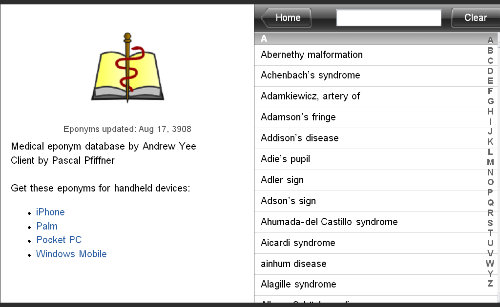 CasesBlog Medical and Health Blog Free Medical Eponyms Database