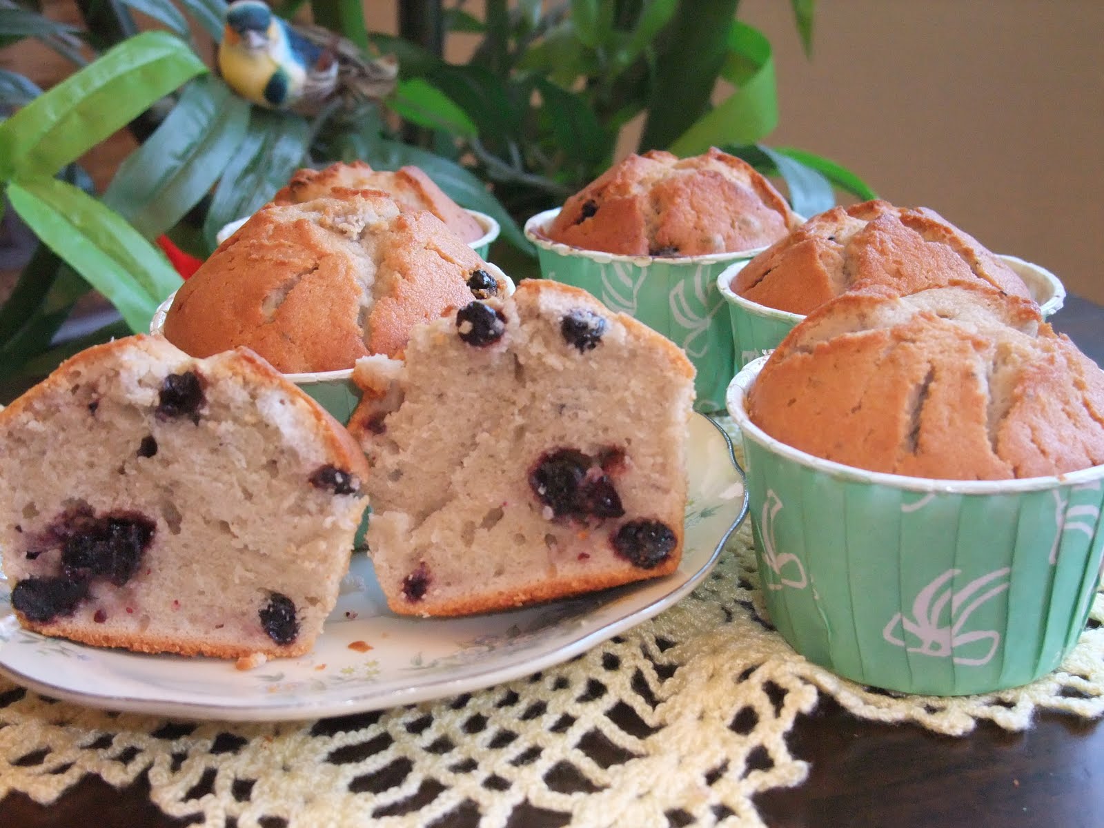 Veronica's Kitchen Blueberry yoghurt muffin