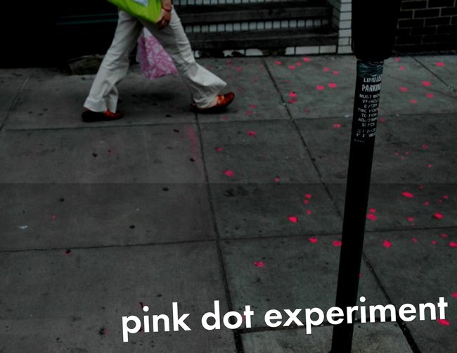 pink dot experiment