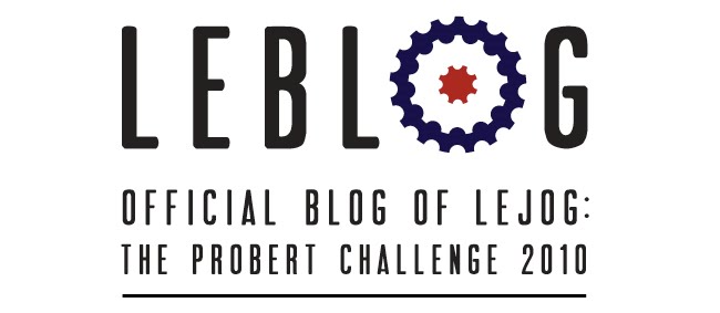 LEBLOG - Blog of the Probert Adventure 2010