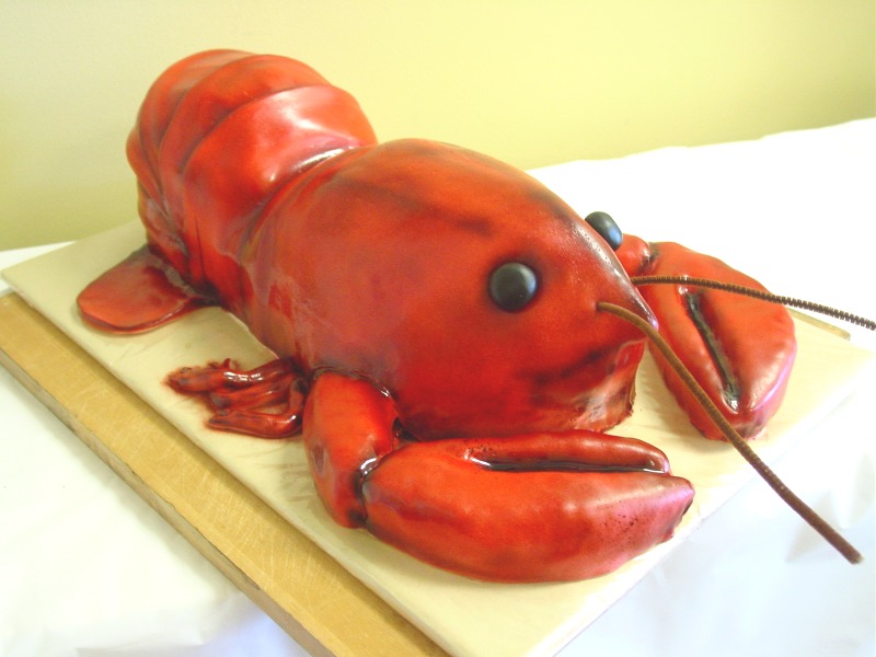 mardi gras crawfish cake topper