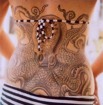 tattoo on back girl. Sexy Girl Tattoo