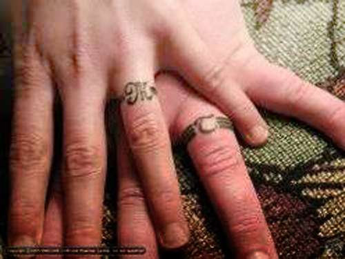 wedding ring tattoos. Best art wedding ring tattoo