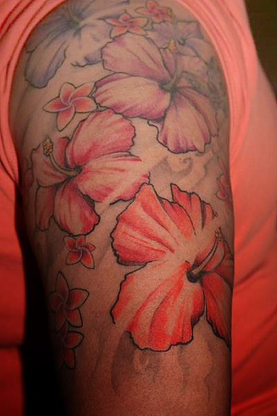 Hawaiian flower tattoos can be a great homage to the Hawaiian culture.