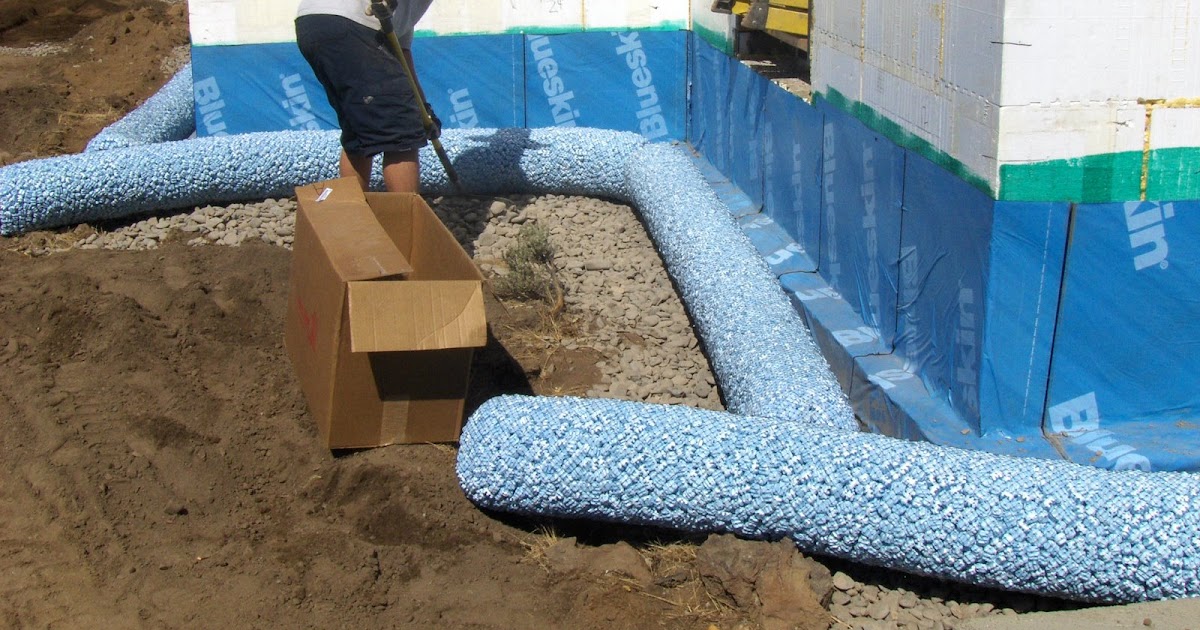 Duey Brothers Custom Homes and Remodeling ICF Foundation Drain and