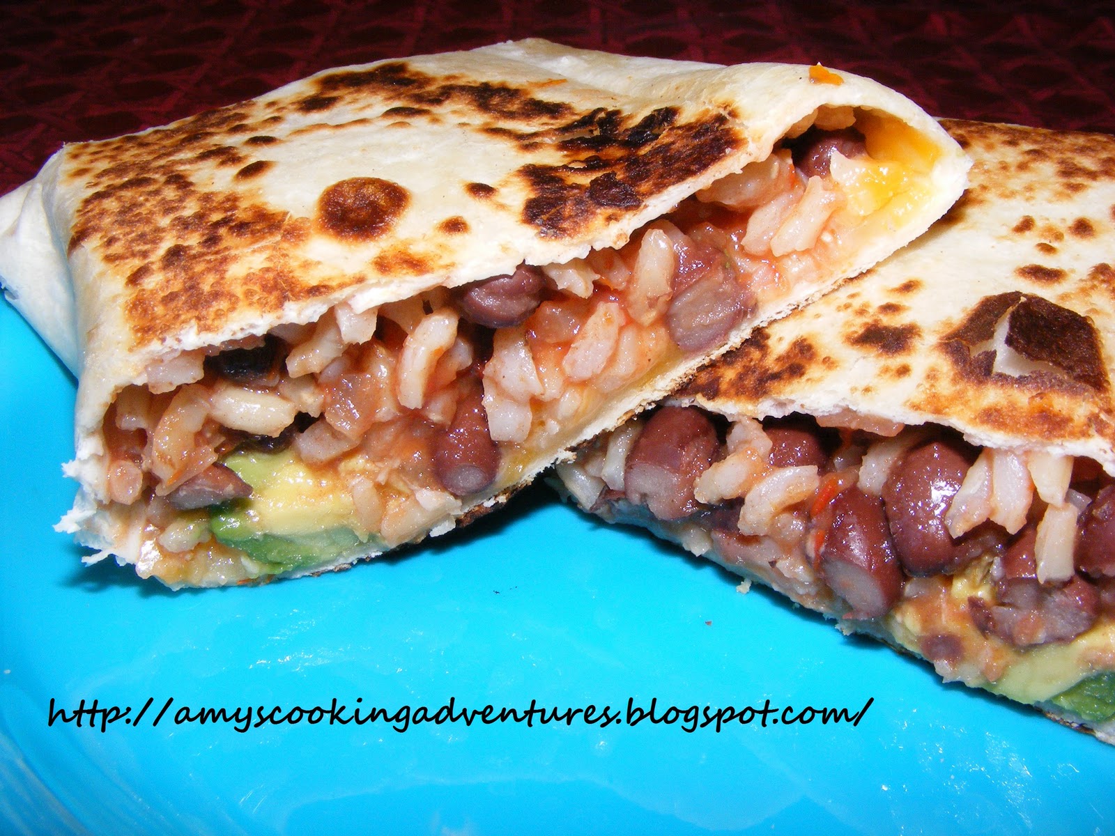 Crispy Bean & Cheese Burritos