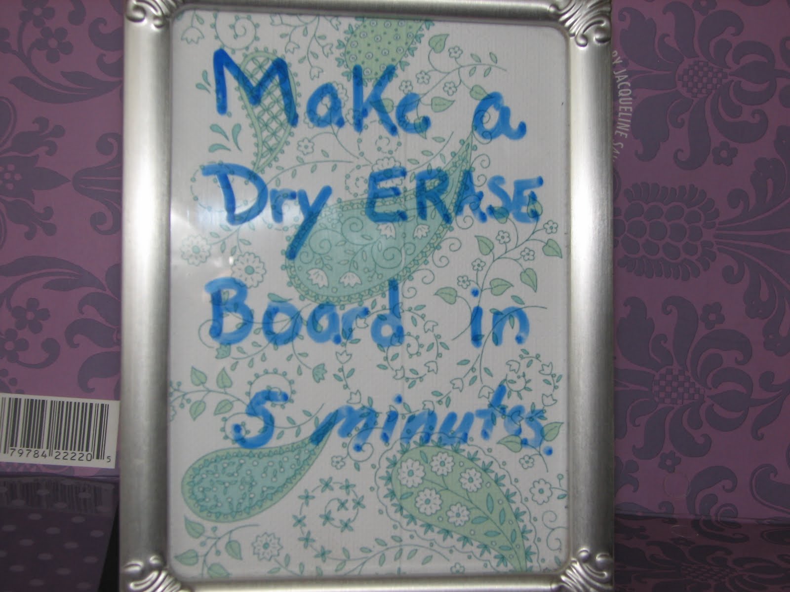 The Common Room Make Your Own Dry Erase Board