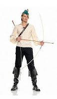 4Pc Robin Hood Men's Halloween Costume