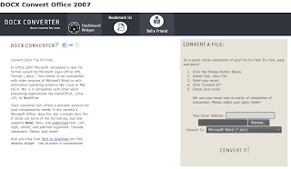 [Cool Site] Docx-Converter: Situs untuk Merubah File *.docx ke Format