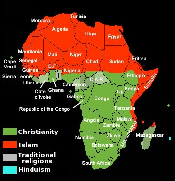 Religion Maps Of Africa 22