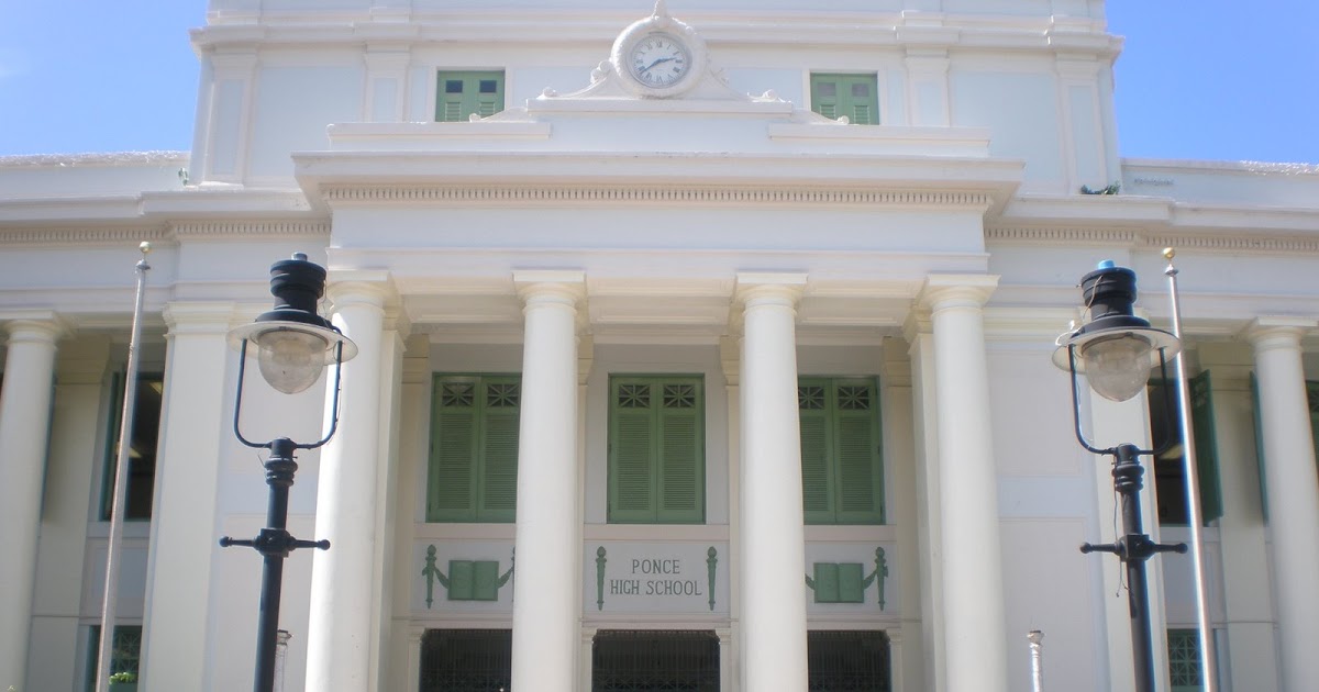 Diseño y Apreciación Arquitectónico Ponce High School Ponce