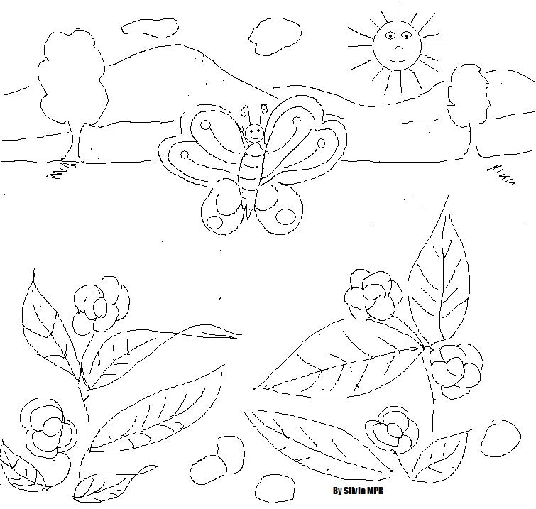 juliayunwonder: paisajes para colorear