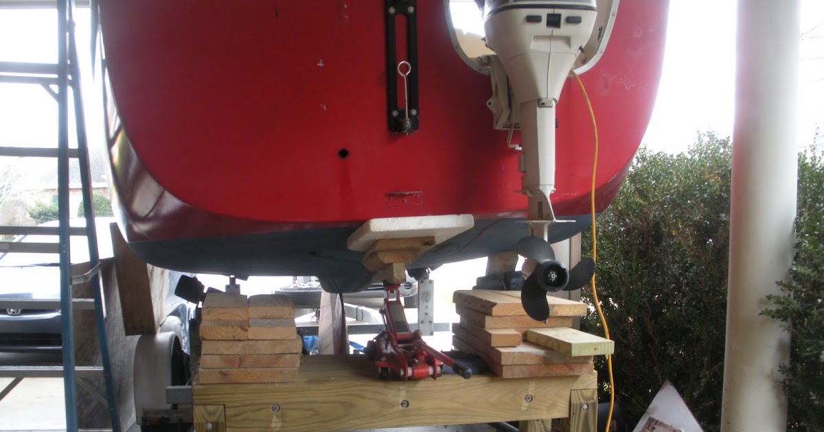 Clipper 26 Restoration Project Jacking the boat up and trailer issues.