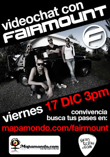 Miercoles de Mapamondo 13 flyer videochat fairmount
