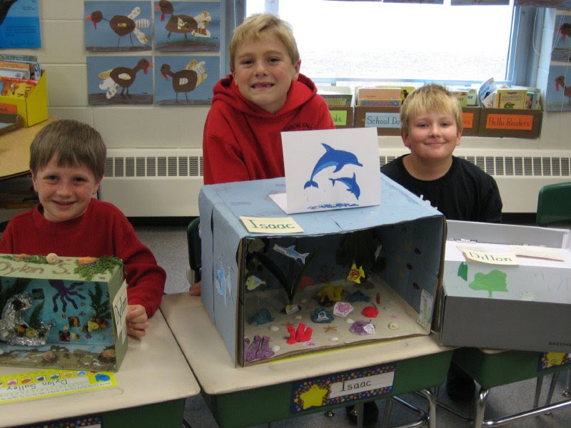 First Grade Fun Habitat Dioramas
