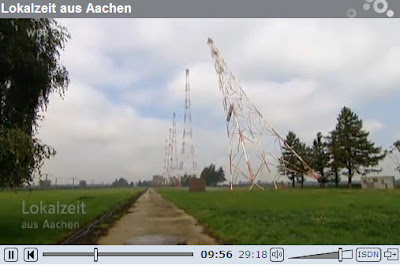 Alemania: Demolicion del transmisor en Juelich. Alemania: Demolicion del transmisor en Juelich.