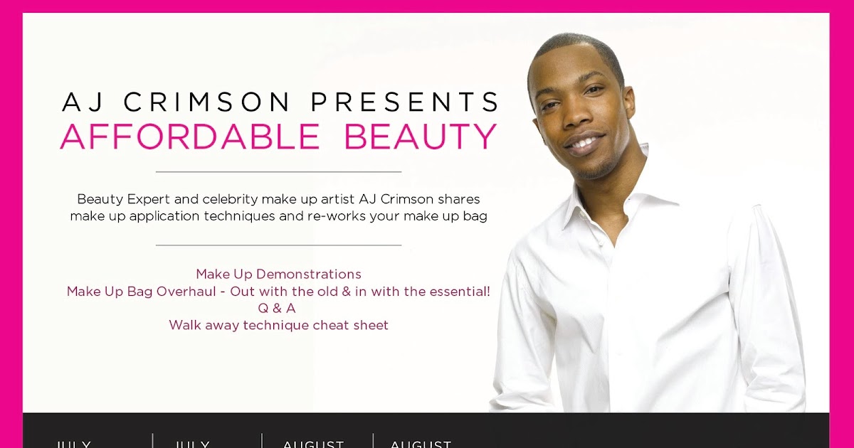 Celebrity Makeup Artist AJ Crimson Affordable Beauty Class & Haul | Makeup By RenRen