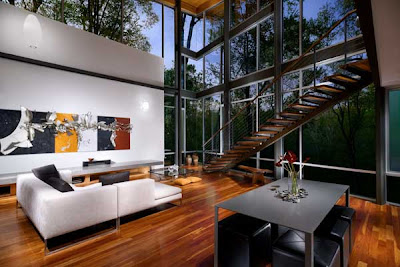 Modern Tree House, recident house design, modern house design, interior design