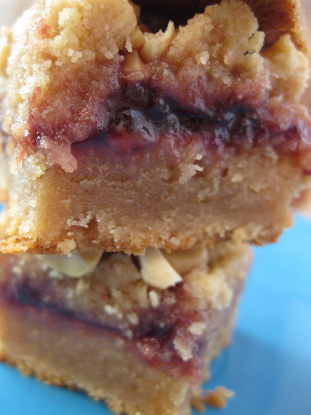 Sunday Treats Peanut Butter and Jelly Bars