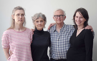 De izq. a dcha., Tanja Meding, Sally Gross, Albert Maysles y Kristen Nutile. c. Michael Hosenfeld.