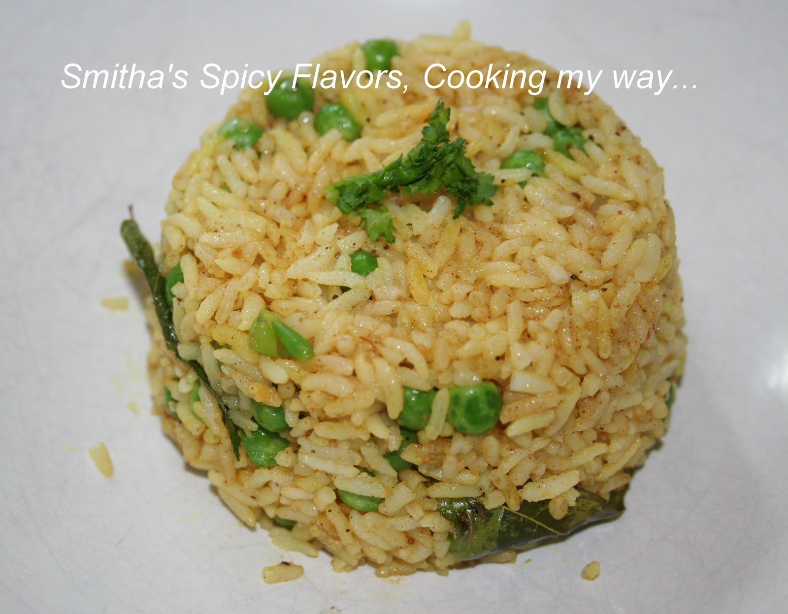 Instant Peas fried rice for kids!!! Smitha's Spicy Flavors, Simple and Healthy cooking