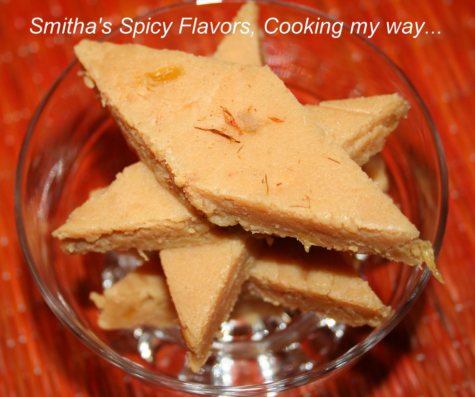 Simple Microwave PineappleKaju Burfi Smitha's Spicy Flavors, Simple