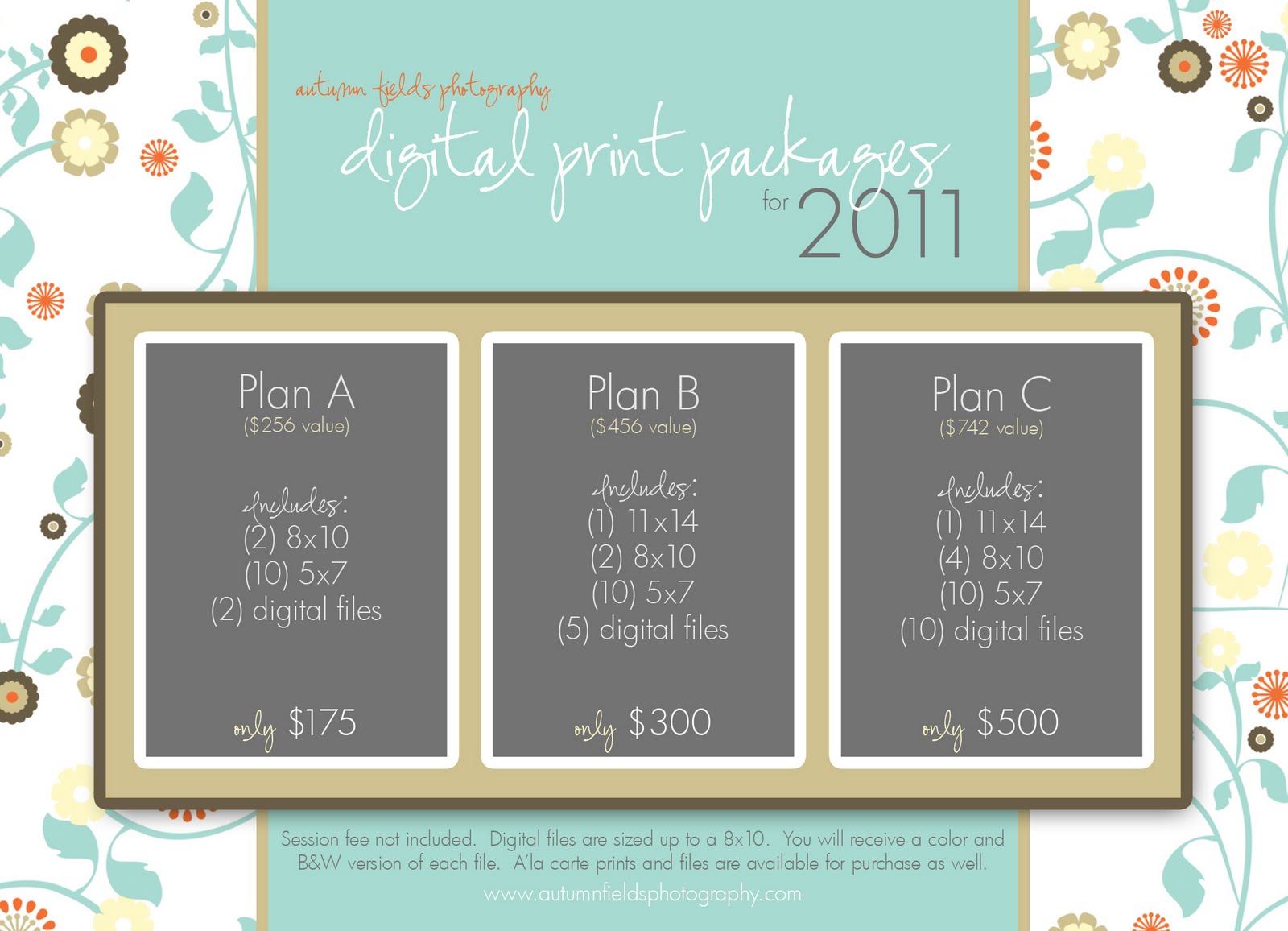 autumn fields photography NEW! Digital Print Packages!!