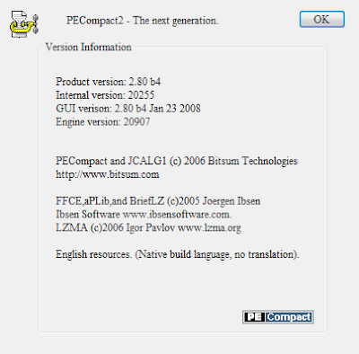 Bitsum PECompact v2.80 Beta4