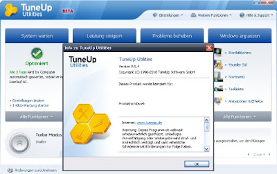 TuneUp Utilities 2010 Beta 2 Testversion