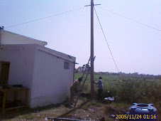 Installing a new electricty pole