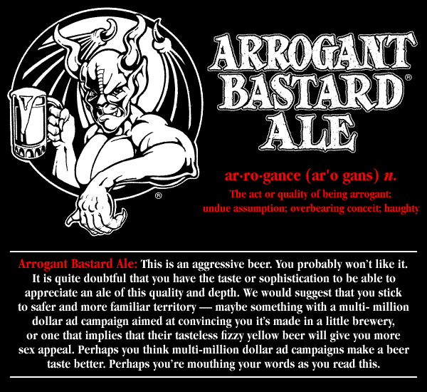Stone Arrogant Bastard Ale