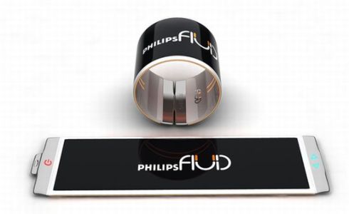 Philips Fluid Flexible Smartphone Concept Seen On www.coolpicturegallery.us Flexible OLED phone Seen On www.coolpicturegallery.us